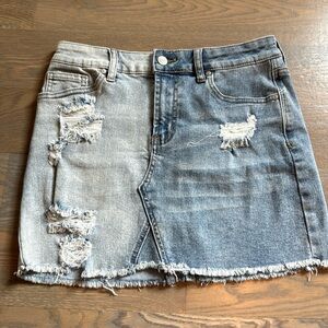 Altar’d State mini jean skirt